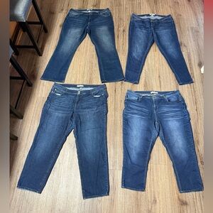 Women’s jeans bundle x4